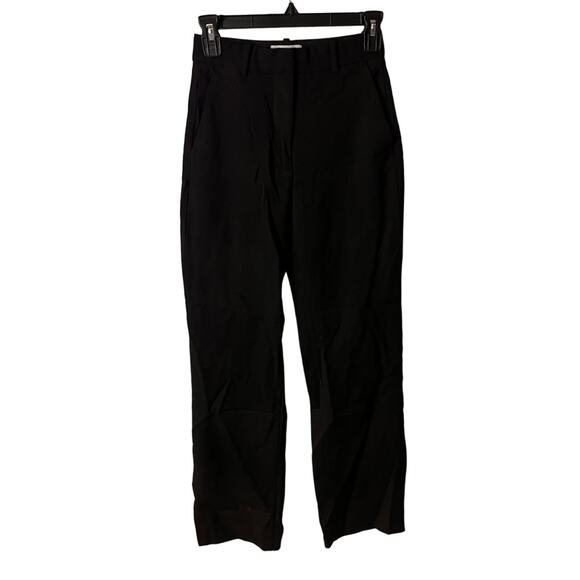 & Other Stories Black Wool Blend High Waist Trousers Pants Size 0 - Picture 1 of 9